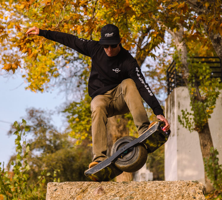 The Float Life is known for their Onewheel lifestyle apparel and trick edits.