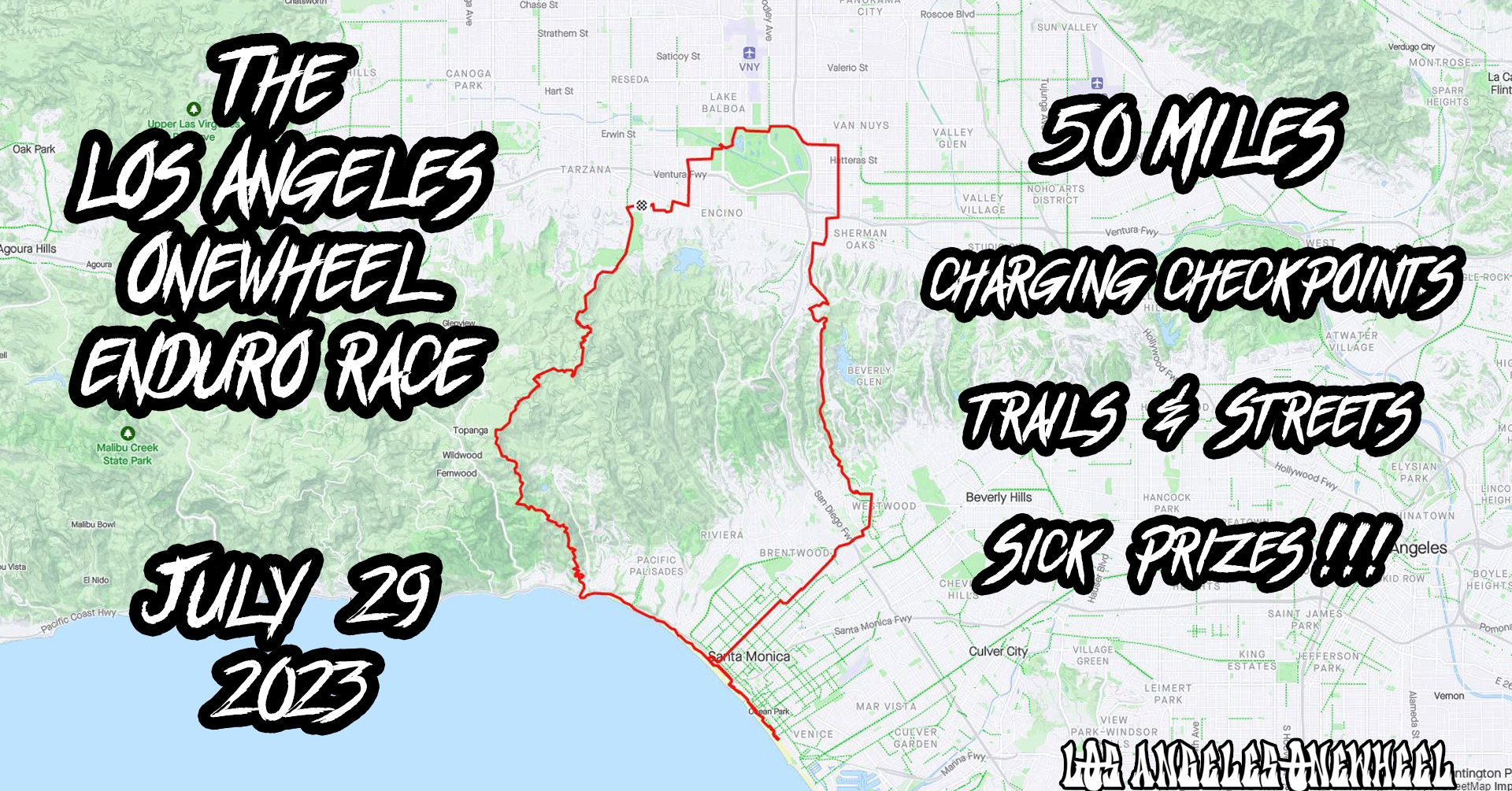 The Los Angeles Onewheel Enduro Race