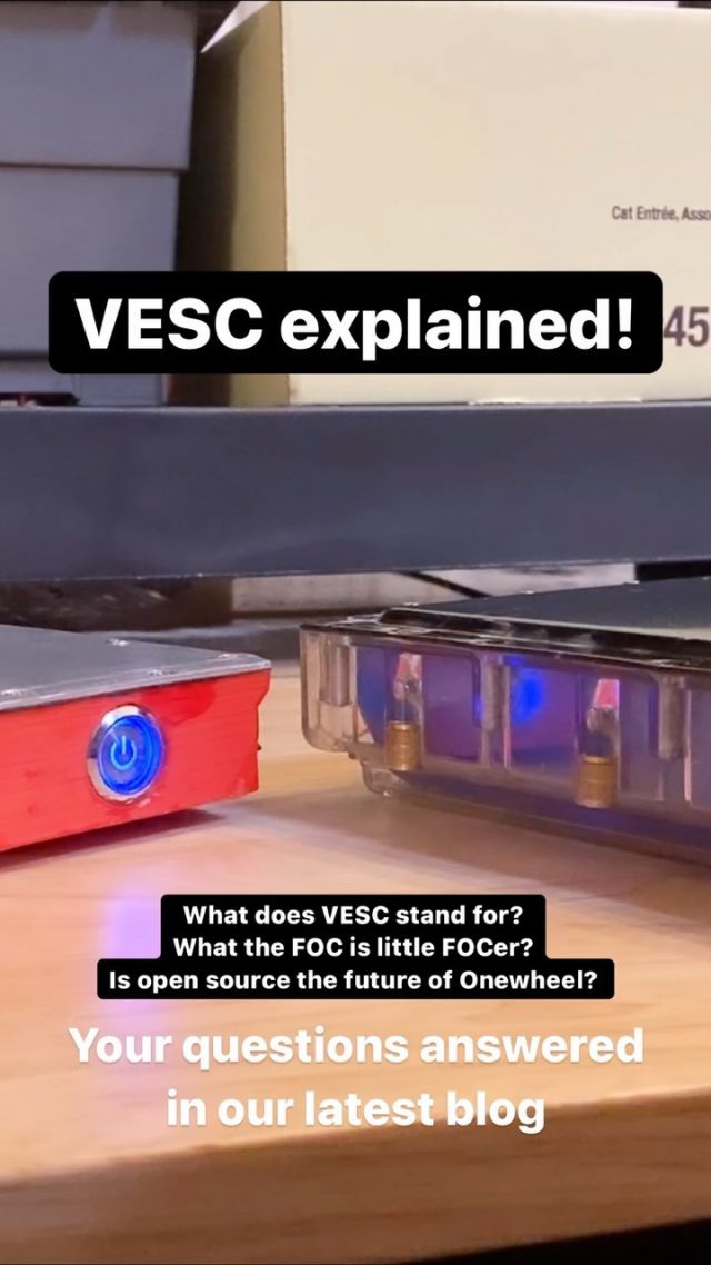 Our new blog post covers all things VESC! Everyone is talking about it, but what is VESC and what does it mean for the sport of onewheel? 

Thank you so much to @vesc.mann @dadomista @nurxg and @theundergroundrace for their help with this article, and @badgerwheel for some additional photos. 

Read more at the blog link in our bio!

@fungineerstech @customwheel.shop @floatwheel @theonewheelrider 

#vesc #diy #diyonewheel #littlefocer #makerspev #fungineers